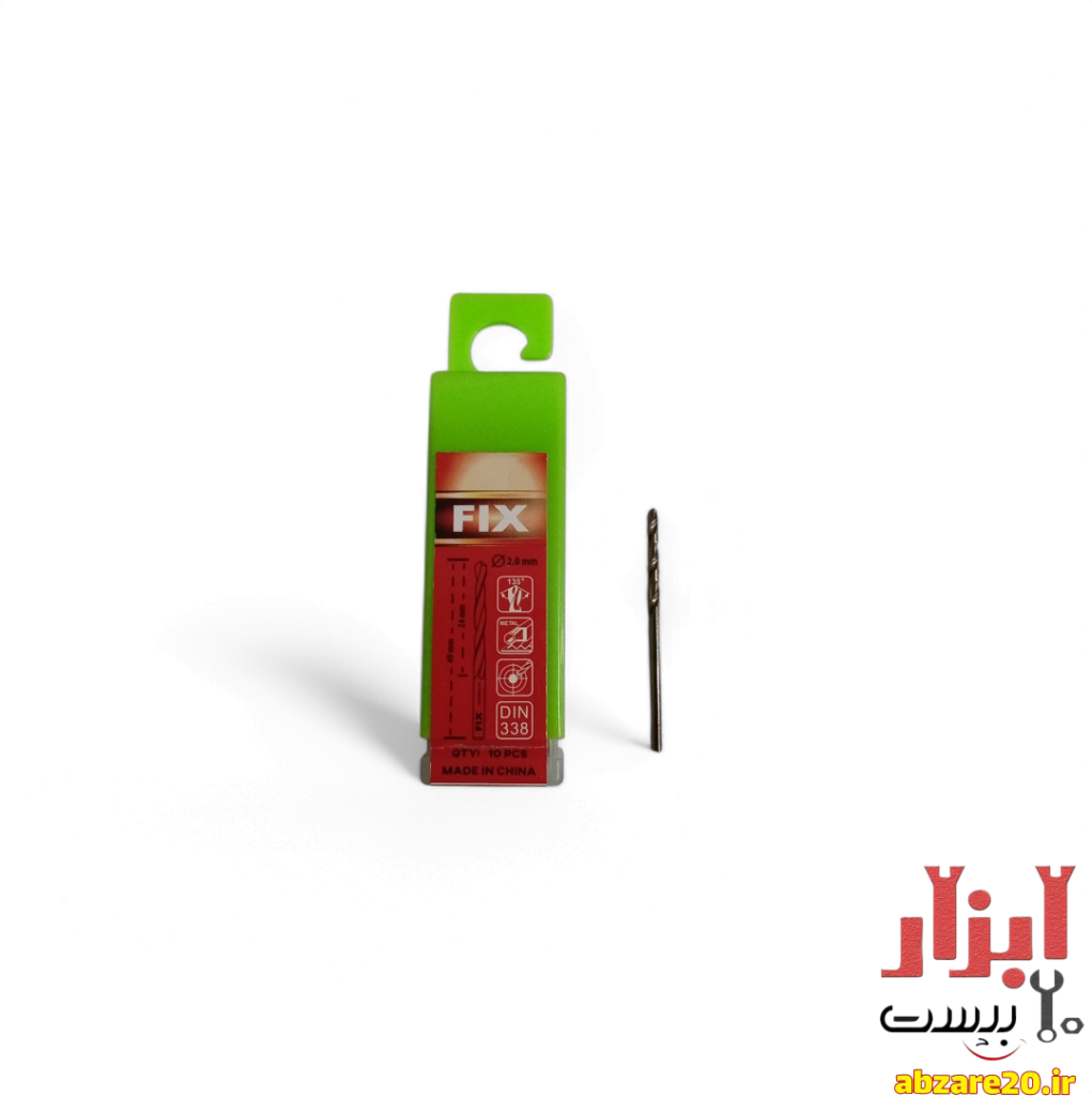 مته آهن کبالت 5% سایز 2 میلی متر FIX