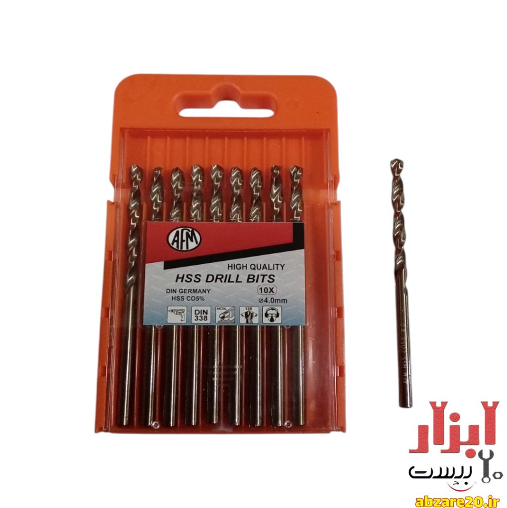 مته آهن کبالت 5% سایز 4 میلی متر AFM