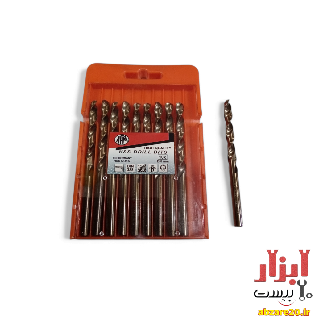 مته آهن کبالت 5% سایز 6 میلی متر AFM