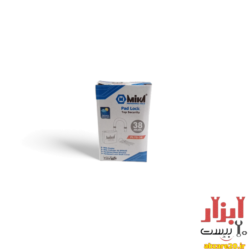 قفل آویز سایز 38 میلی متر میکا