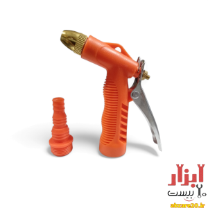 آبپاش سر شلنگی تفنگی 3 حالته پلاستیکی