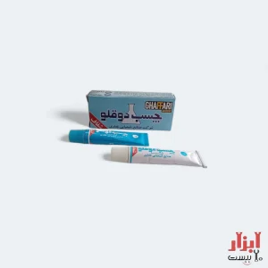 چسب دوقلو شفاف غفاری 20 گرم