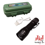 چراغ قوه پلیسی شارژی 3 حالته