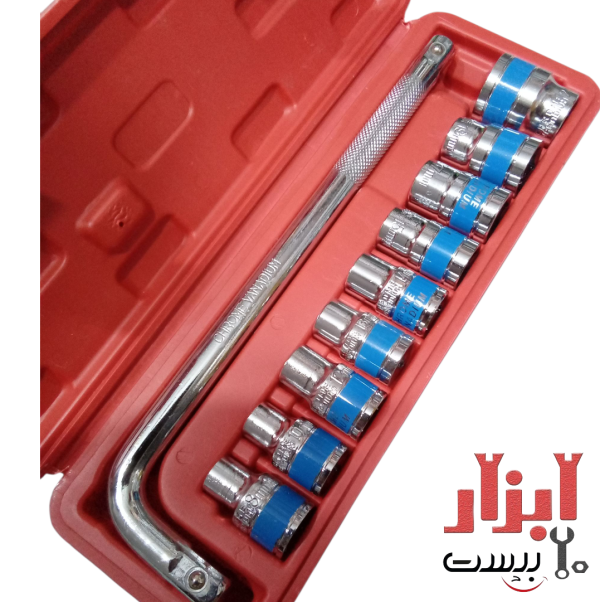 ست جعبه بکس 10 پارچه 1/2 اینچ JNTRD