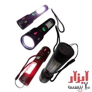 چراغ قوه پلیسی شارژی 6 حالته RUILANG مدل RL-652T