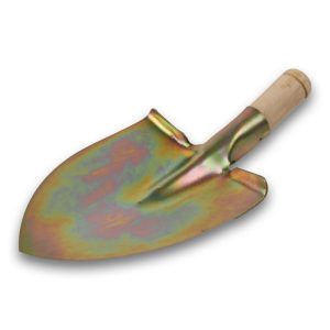 بیلچه مغنی پهن دسته چوبی
