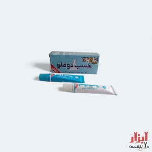 چسب دوقلو شفاف غفاری 20 گرم