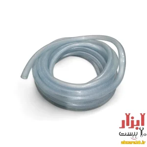 شیلنگ آب سایز 4 شفاف نخ دار 1/4-1 اینچ ایران ژاسا