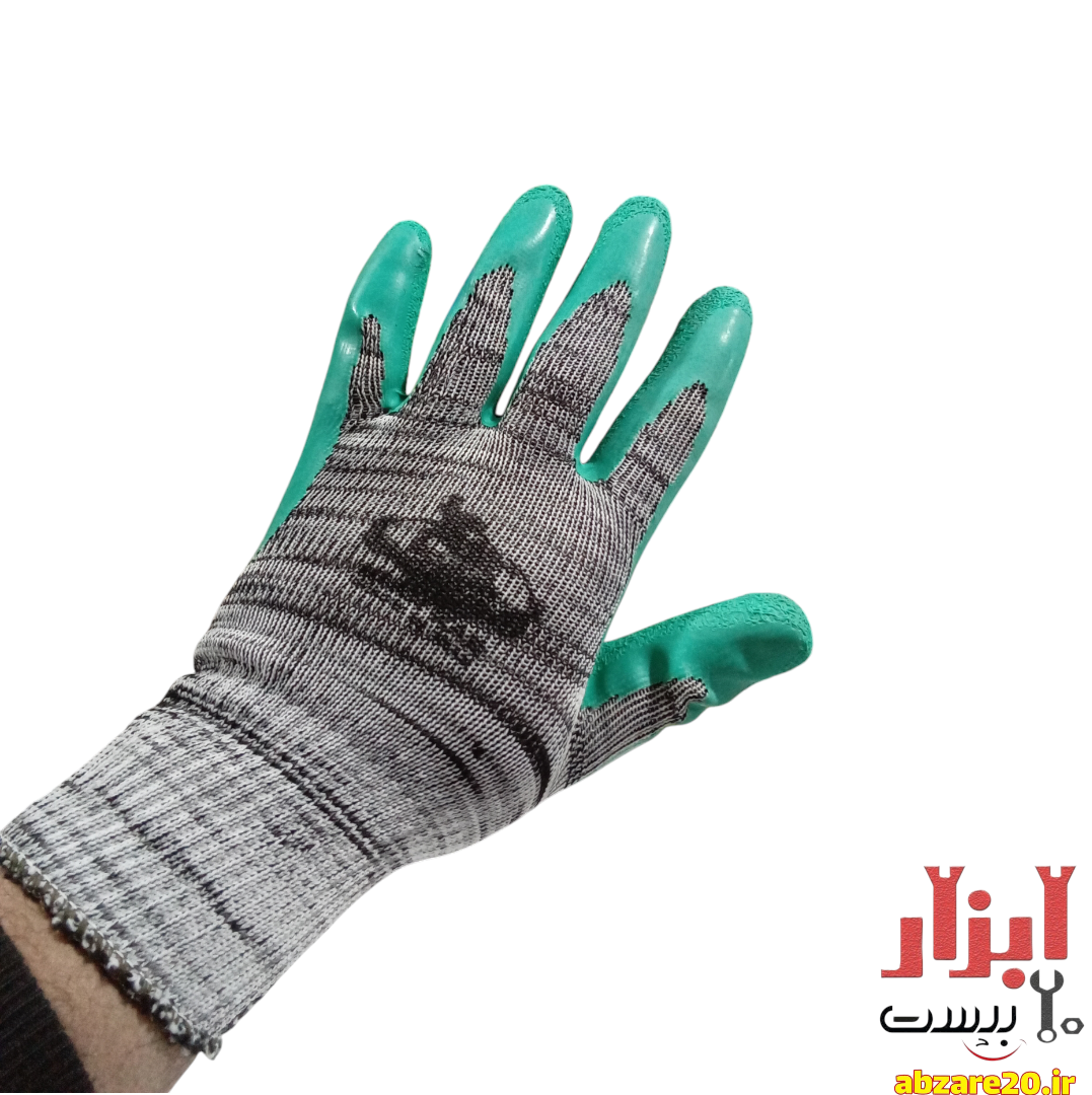 دستکش ایمنی نخی روکش لاتکس سایز بزرگ 3 دستکش ایمنی نخی روکش لاتکس سایز بزرگ - تصویر 3