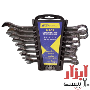 ست آچار یکسر رینگی 8 عددی SUN TOOLS