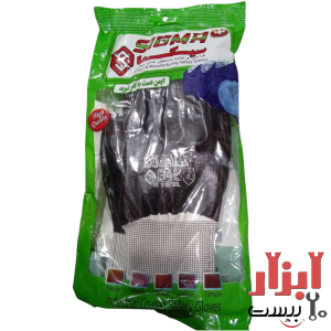 دستکش ایمنی نیتریل سیگما مدل 342