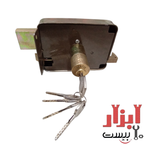قفل حیاطی کلید دوشیار ایساتیس