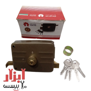 قفل حیاطی کلید دوشیار ایساتیس