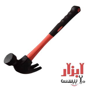 چکش دو شاخ 250 گرم دسته فایبر 1 چکش دو شاخ 250 گرم دسته فایبر