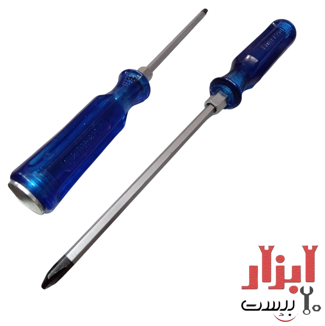 پیچ گوشتی چهارسو LORENZO ضربه خور 150*6 میلی متر 2 پیچ گوشتی چهارسو LORENZO ضربه خور 150*6 میلی متر