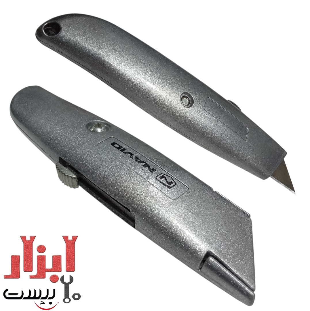 کاتر آلومینیومی تیغ ذوذنقه ای NAVID 2 کاتر آلومینیومی تیغ ذوذنقه ای NAVID